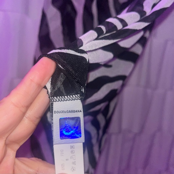 Dolce & Gabbana zebra print sheer dress - Picture 4 of 5